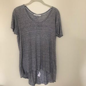 Project Social T Navy and White Stripe Tee